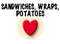 Sandwiches, wraps & potatoes
