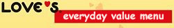 Love's everyday value menu